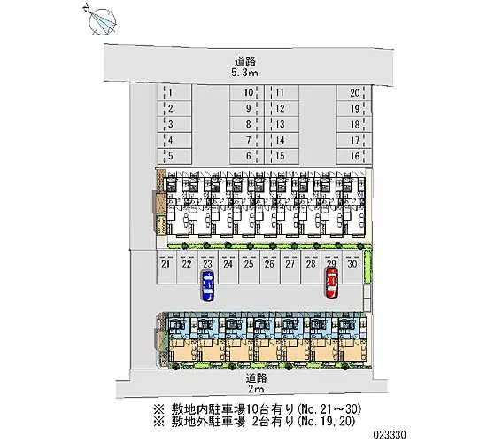 ★手数料０円★額田郡幸田町大草　月極駐車場（LP）